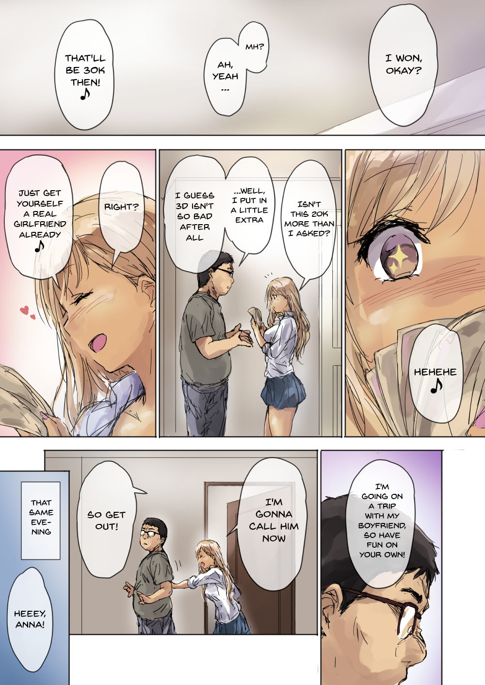 Hentai Manga Comic-A Cheeky Gyaru Schoolgirl Gets Reformed By Her Otaku Older Brother's Cock-Read-8